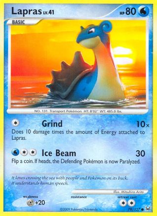 Lapras (79/127) Reverse Holofoil [Platinum: Base set] Pokemon Single Pokémon