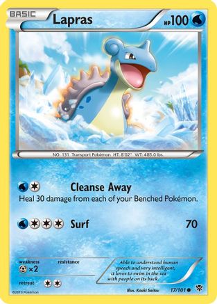 Lapras (17/101) Reverse Holofoil [BW: Plasma Blast] Pokemon Single Pokémon