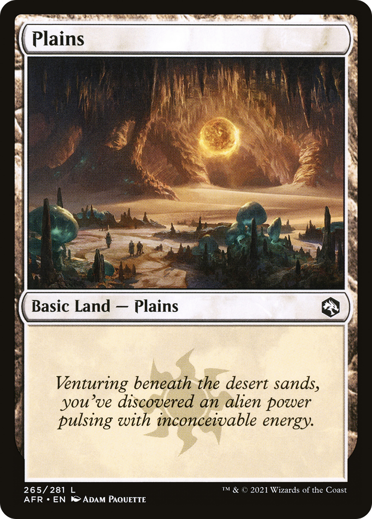 Plains (AFR-265) [Adventures in the Forgotten Realms] MTG Single Wizards of the Coast