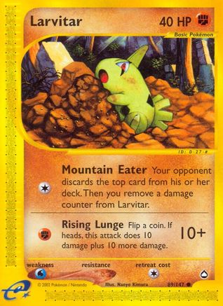 Larvitar (/147) [Vintage: Aquapolis] Pokemon Single Pokémon