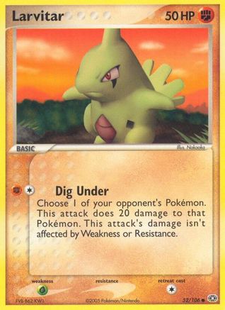 Larvitar (/106) [EX: Emerald] Pokemon Single Pokémon