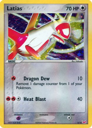 Latias (4/10) Holofoil [EX: Trainer Kit 1 Latias & Latios] Pokemon Single Pokémon