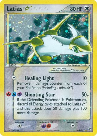 Latias Star (/107) [EX: Deoxys] Pokemon Single Pokémon