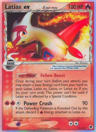 Latias ex (Delta Species) (/101) Holofoil [EX: Dragon Frontiers] Pokemon Single Pokémon