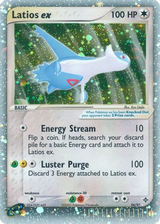 Latios ex (94/97) - [EX: Dragon] Holofoil Pokemon Single Pokémon