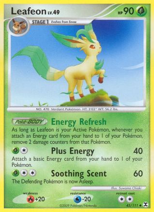 Leafeon (45/111) [Platinum: Rising Rivals] Pokemon Single Pokémon