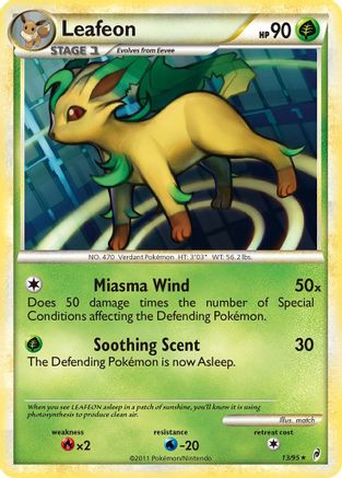 Leafeon (/95) Holofoil [HGSS: Call of Legends] Pokemon Single Pokémon