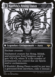 Katilda, Dawnhart Martyr // Katilda's Rising Dawn (VOW-317) [Innistrad: Crimson Vow] (Showcase) MTG Single Wizards of the Coast