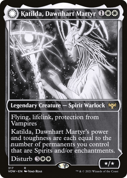 Katilda, Dawnhart Martyr // Katilda's Rising Dawn (VOW-317) [Innistrad: Crimson Vow] (Showcase) MTG Single Wizards of the Coast