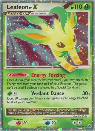 Leafeon LV.X 99/100 Holofoil [DP: Majestic Dawn] Pokemon Single Pokémon
