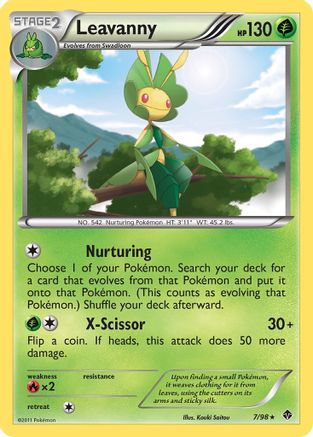 Leavanny (7) (/98) [BW: Emerging Powers] Pokemon Single Pokémon