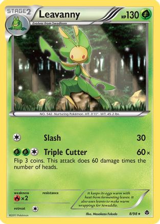 Leavanny (8) (/98) [BW: Emerging Powers] Pokemon Single Pokémon