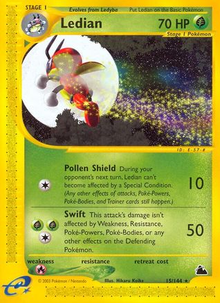 Ledian (15) (/144) Reverse Holofoil [Vintage: Skyridge] Pokemon Single Pokémon