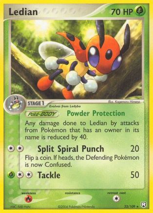 Ledian (23/109) [EX: Team Rocket Returns] Pokemon Single Pokémon