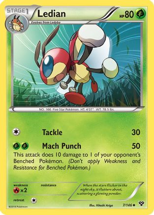 Ledian (/146) Reverse Holofoil [XY: Base Set] Pokemon Single Pokémon