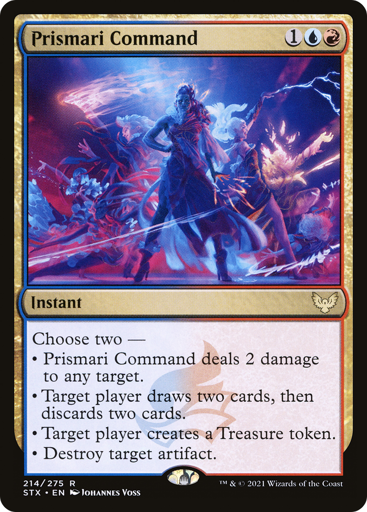 Prismari Command (STX-214) [Strixhaven: School of Mages] MTG Single Wizards of the Coast