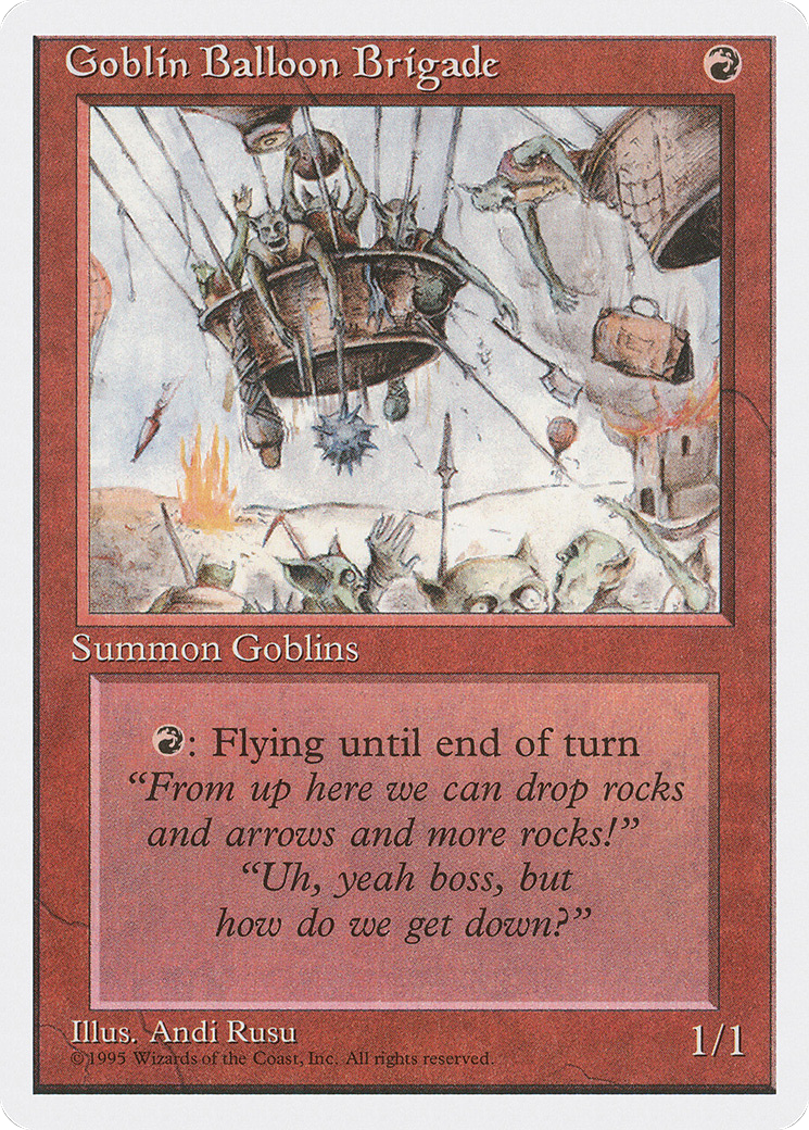 Goblin Balloon Brigade (4ED-197) [Fourth Edition] MTG Single Wizards of the Coast