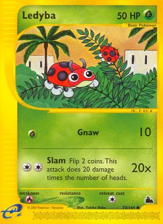 Ledyba 073/144 [Vintage: Skyridge] Pokemon Single Pokémon