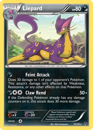 Liepard (/98) Reverse Holofoil [BW: Emerging Powers] Pokemon Single Pokémon