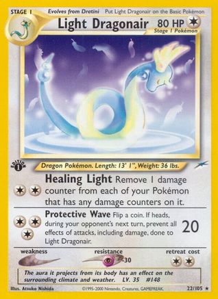 Light Dragonair (/105) 1st Edition [Vintage: Neo Destiny] Pokemon Single Pokémon