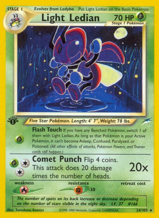 Light Ledian (/105) 1st Edition [Vintage: Neo Destiny] Pokemon Single Pokémon