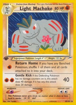 Light Machoke (49/105) 1st Edition [Vintage: Neo Destiny] Pokemon Single Pokémon