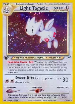 Light Togetic (/105) 1st Edition Holofoil [Vintage: Neo Destiny] Pokemon Single Pokémon