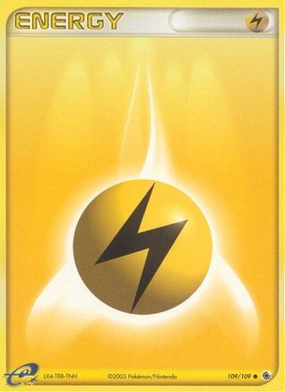 Lightning Energy (109/109) Reverse Holofoil [EX: Ruby & Sapphire] Pokemon Single Pokémon
