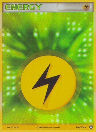 Lightning Energy 106/108 Holofoil [EX: Power Keepers] Pokemon Single Pokémon