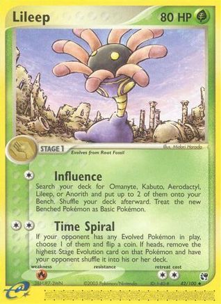 Lileep - 42/100 (/100) Reverse Holofoil [EX: Sandstorm] Pokemon Single Pokémon