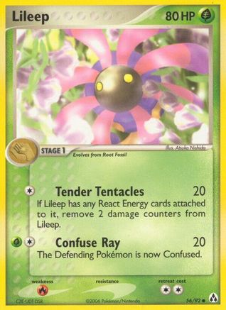 Lileep (56/92) Reverse Holofoil [EX: Legend Maker] Pokemon Single Pokémon