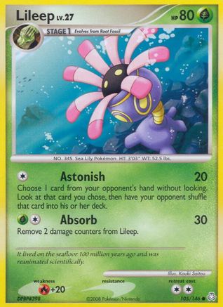 Lileep (/146) Reverse Holofoil [DP: Legends Awakened] Pokemon Single Pokémon