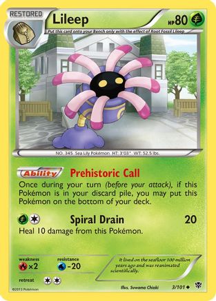 Lileep (/101) Reverse Holofoil [BW: Plasma Blast] Pokemon Single Pokémon
