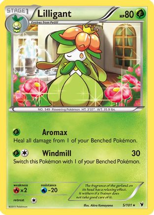 Lilligant (5/101) [BW: Noble Victories] Pokemon Single Pokémon