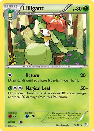 Lilligant (/149) [BW: Boundaries Crossed] Pokemon Single Pokémon