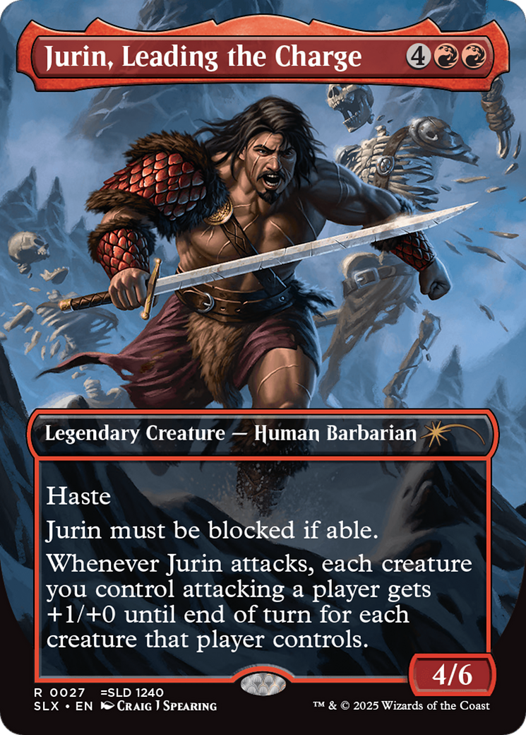 Jurin, Leading the Charge (SLX-027) [Secret Lair] SLX Cards MTG Single Wizards of the Coast