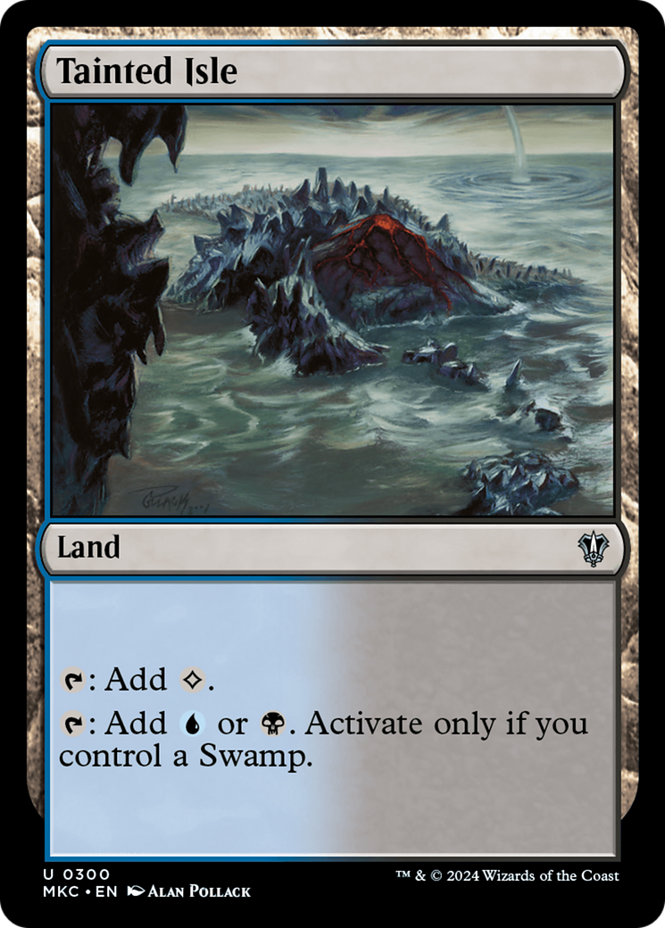 Tainted Isle (MKC-300) [Murders at Karlov Manor Commander] MTG Single Wizards of the Coast
