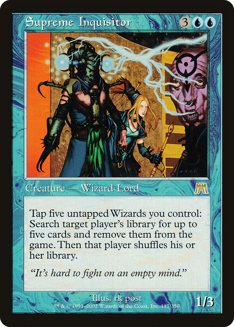 Supreme Inquisitor (ONS-117) [Onslaught] Foil MTG Single Wizards of the Coast