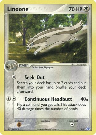 Linoone (/10) [EX: Trainer Kit 1 Latias & Latios] Pokemon Single Pokémon
