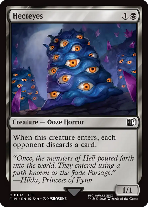 Hecteyes (FIN-103) [FINAL FANTASY] Foil MTG Single Wizards of the Coast