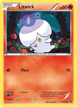 Litwick (/99) Reverse Holofoil [BW: Next Destinies] Pokemon Single Pokémon