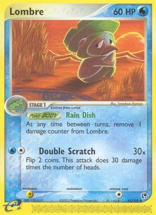 Lombre - 45/100 (45/100) Reverse Holofoil [EX: Sandstorm] Pokemon Single Pokémon