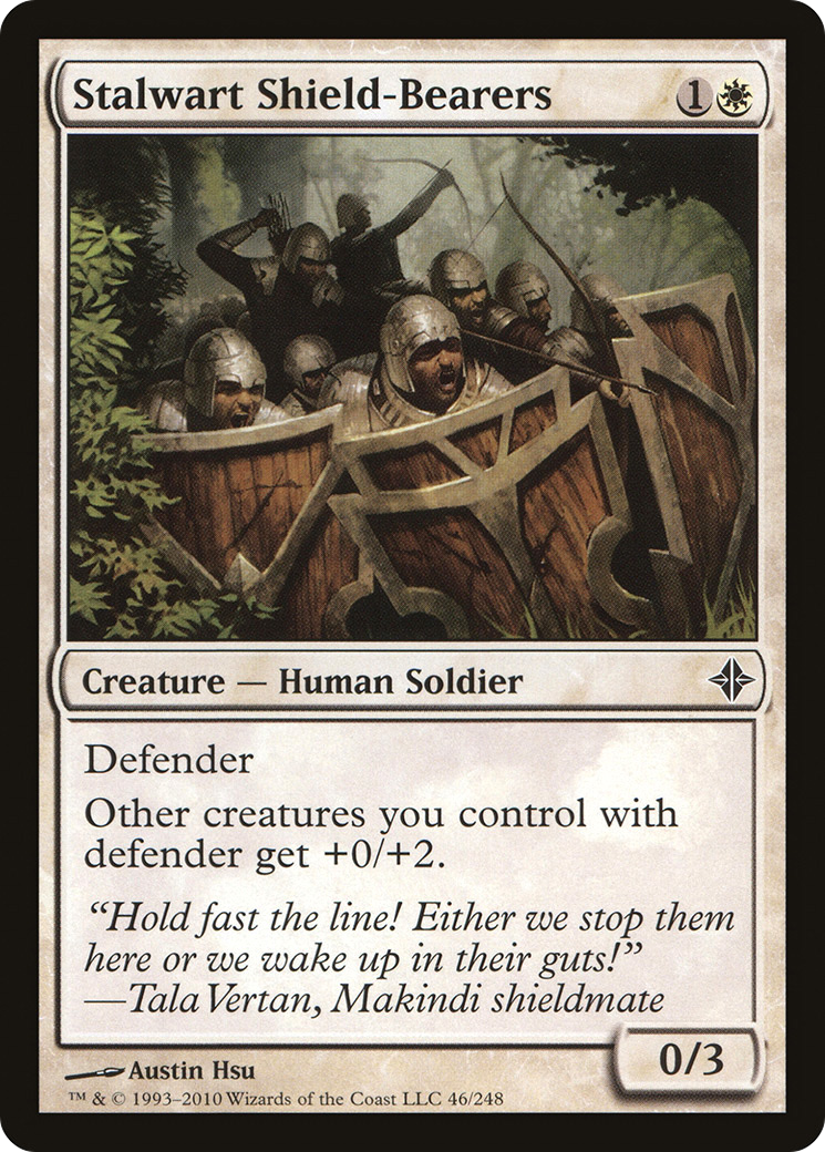 Stalwart Shield-Bearers (ROE-046) [Rise of the Eldrazi] MTG Single Wizards of the Coast