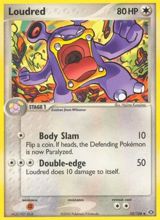 Loudred (/106) Reverse Holofoil [EX: Emerald] Pokemon Single Pokémon