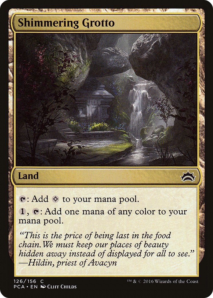 Shimmering Grotto (PCA-126) [Misc] Planechase Anthology MTG Single Wizards of the Coast