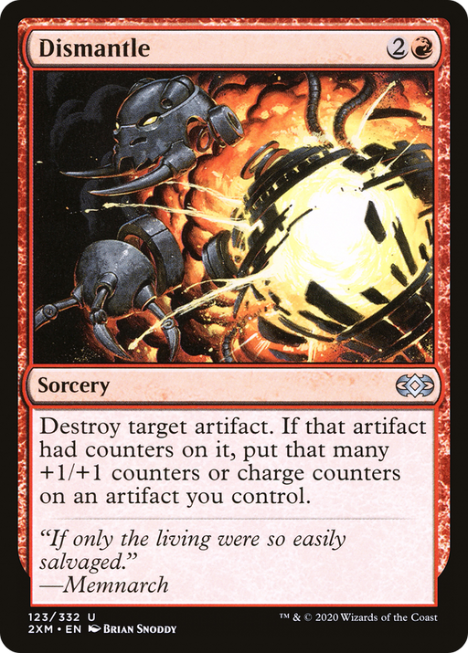 Dismantle (2XM-123) [Double Masters] Foil MTG Single Wizards of the Coast