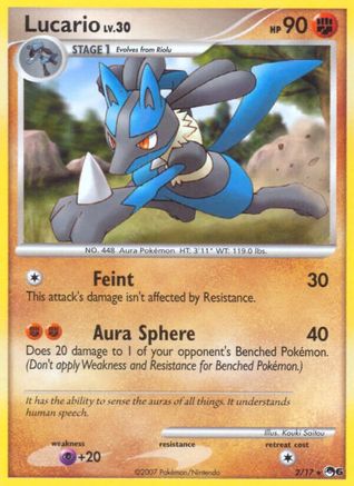 Lucario (/17) [Promos: POP Series 6] Pokemon Single Pokémon