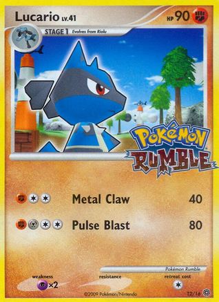 Lucario (/16) [Misc: Rumble] Pokemon Single Pokémon