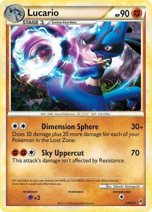Lucario (/95) Reverse Holofoil [HGSS: Call of Legends] Pokemon Single Pokémon