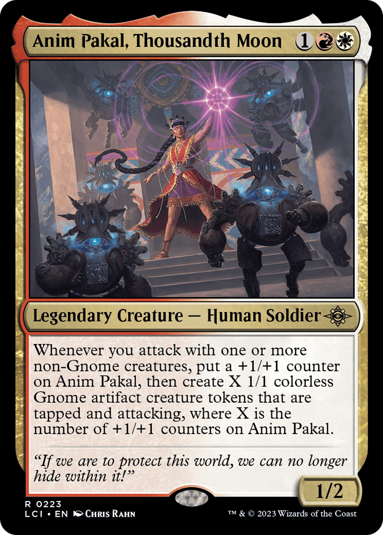 Anim Pakal, Thousandth Moon (LCI-223) [The Lost Caverns of Ixalan] MTG Single Wizards of the Coast